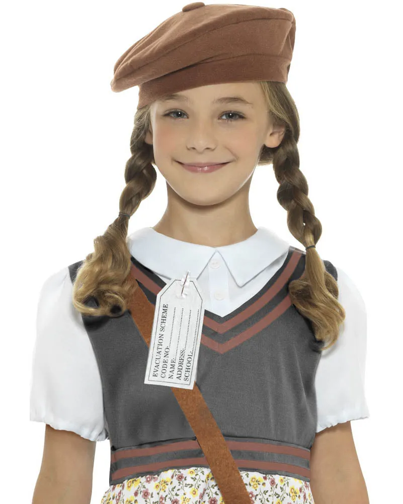 40s School Girl Evacuee Girls Costume