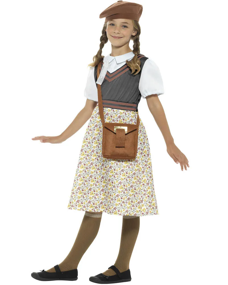 40s School Girl Evacuee Girls Costume