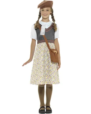 40s School Girl Evacuee Girls Costume