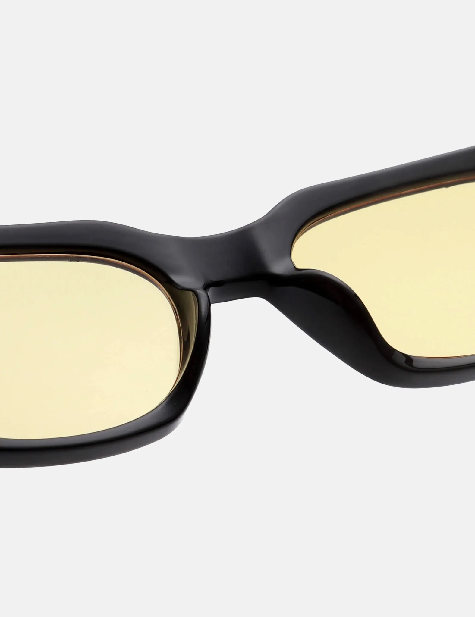 A. Kjaerbede Bror Sunglasses - Black/Yellow