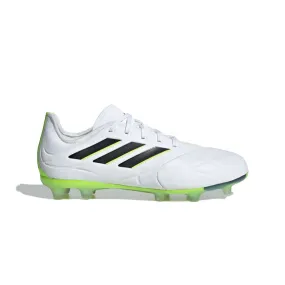 Adidas Copa Pure II.1 FG Jnr Football Boots (White/Black/Lucid Lemon)