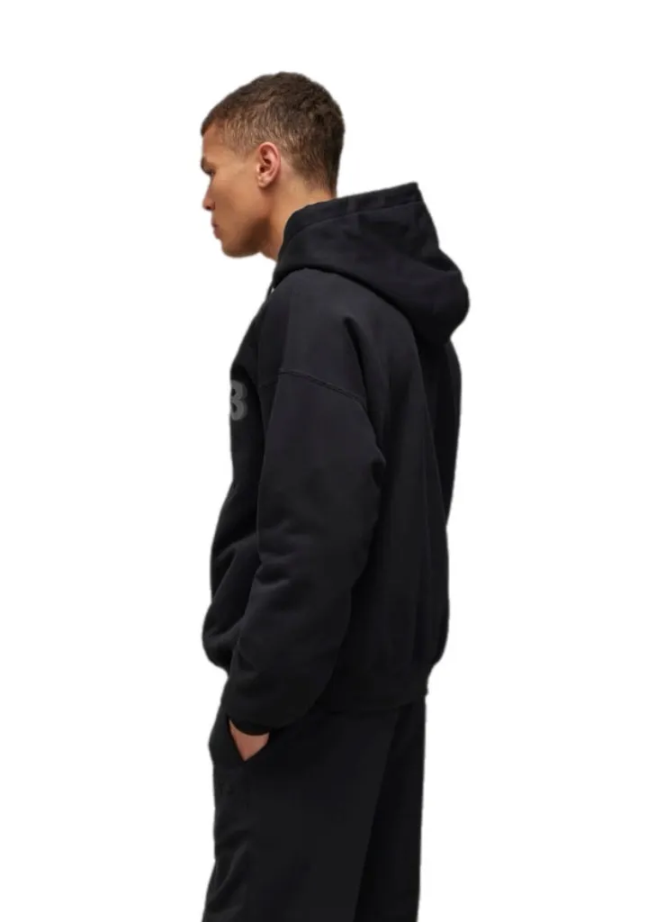 Adidas Y-3 Logo Black Zip Hoodie