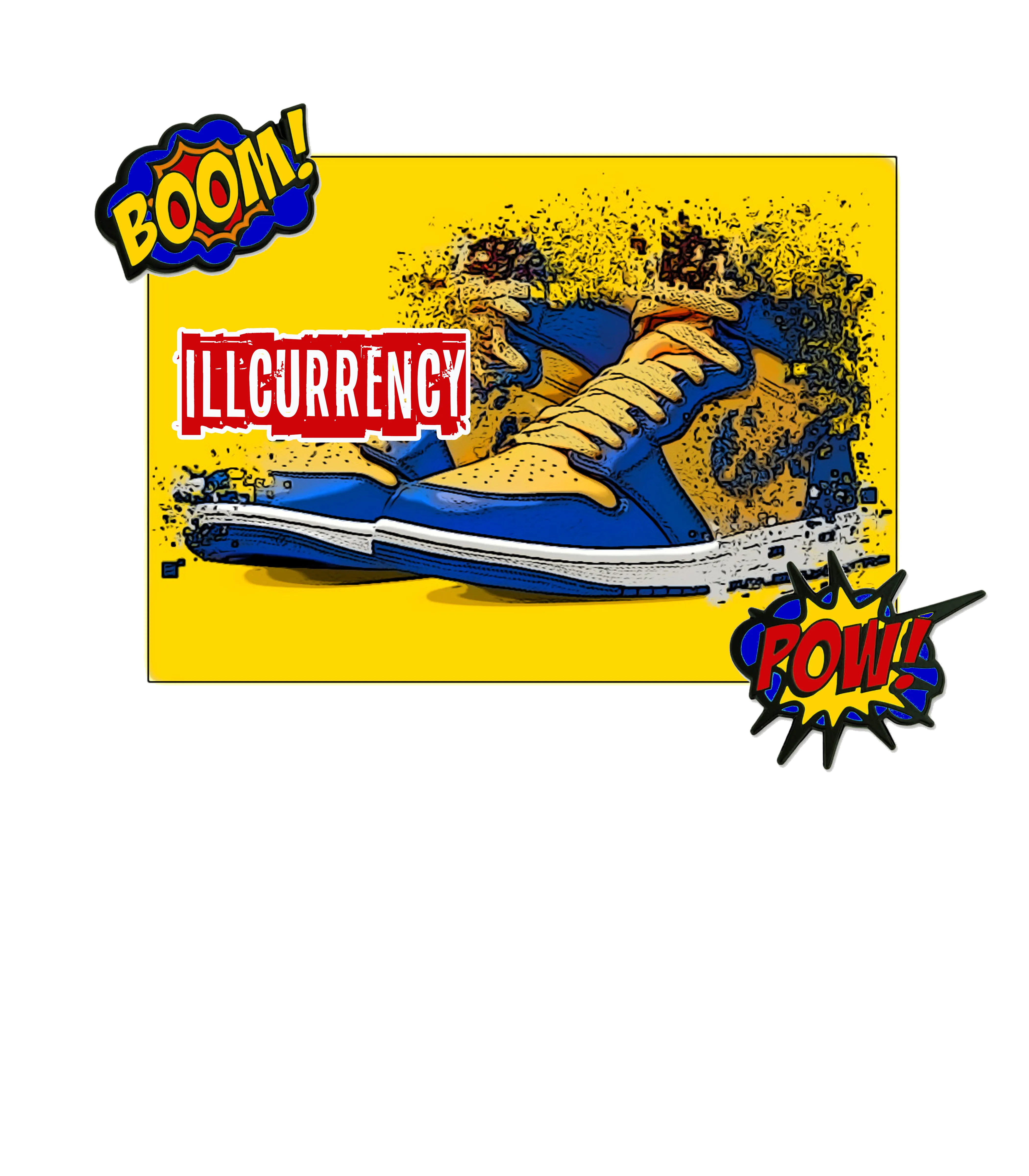 Air Jordan 1 High OG WMNS “Reverse Laney” Royal Blue T-Shirt (Shattered Laney's)