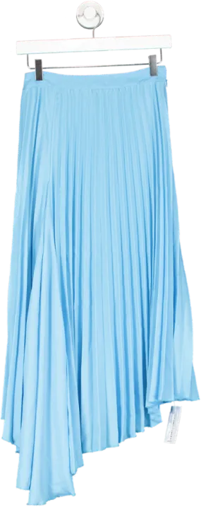 ASOS Blue Pleated Midi Skirt UK 6