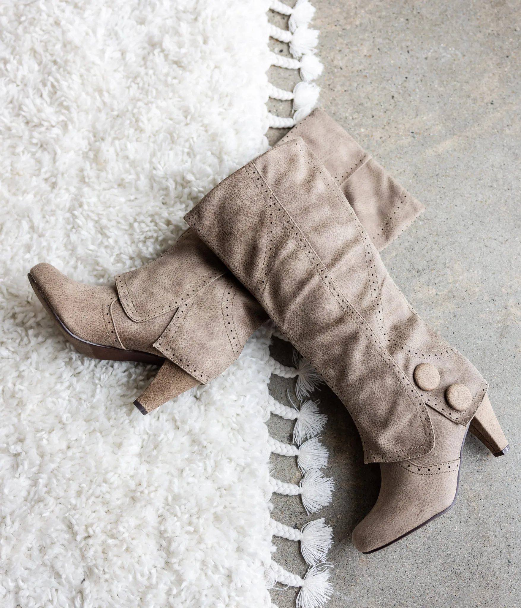 B Dad Boots in Taupe