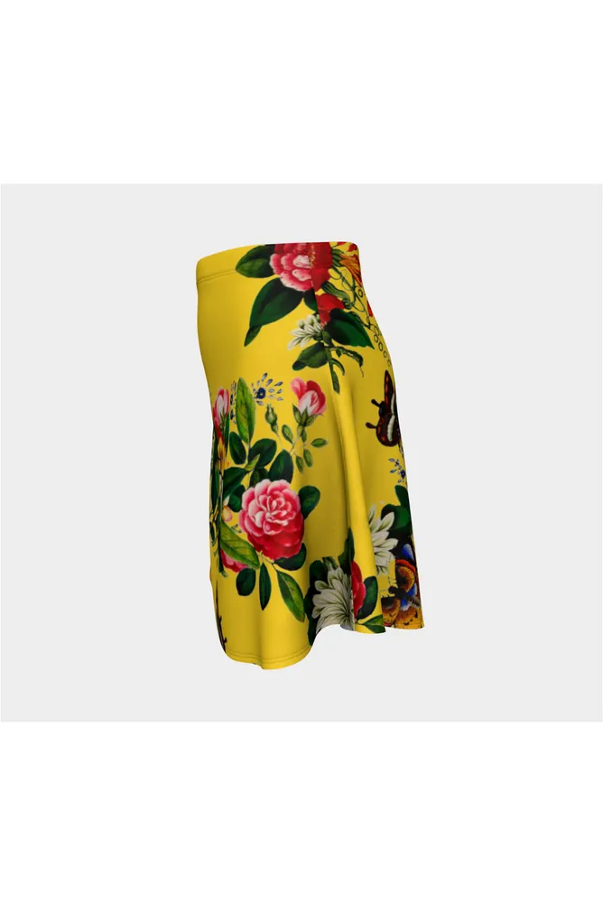 Butterfly Garden Flare Skirt