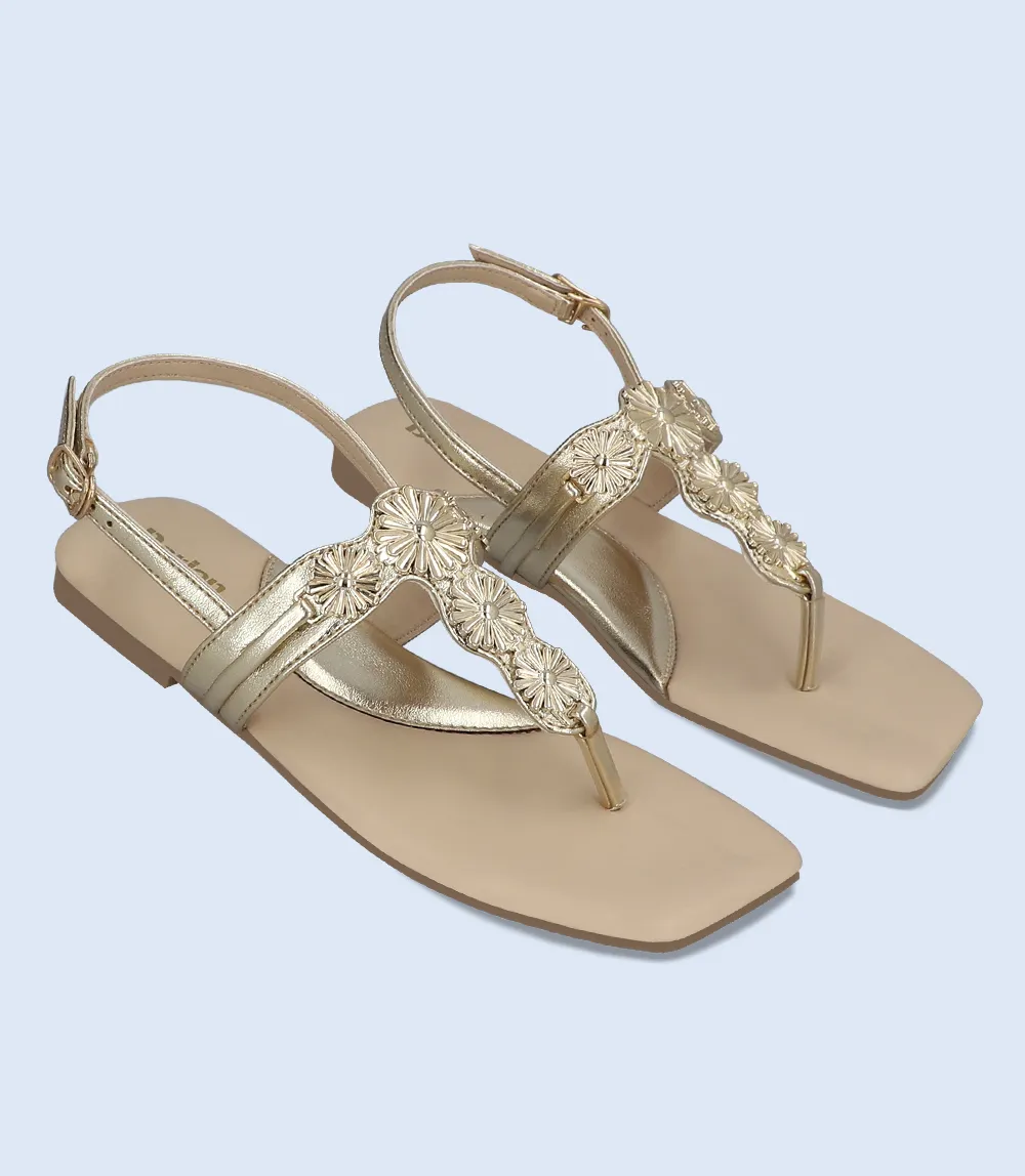 BW8050-GOLDEN-Women Casual Sandal