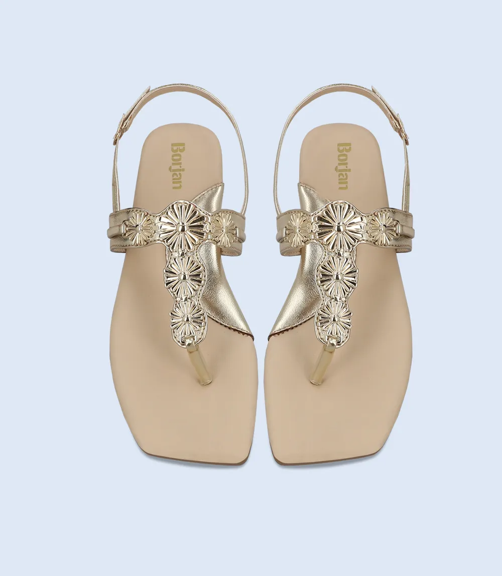 BW8050-GOLDEN-Women Casual Sandal