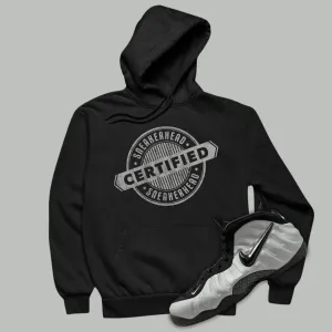 Certified Sneakerhead Hoodie Matching Air Foamposite Wolf Grey