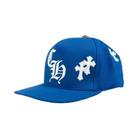 Chrome Hearts Cross Patch Baseball Hat Blue