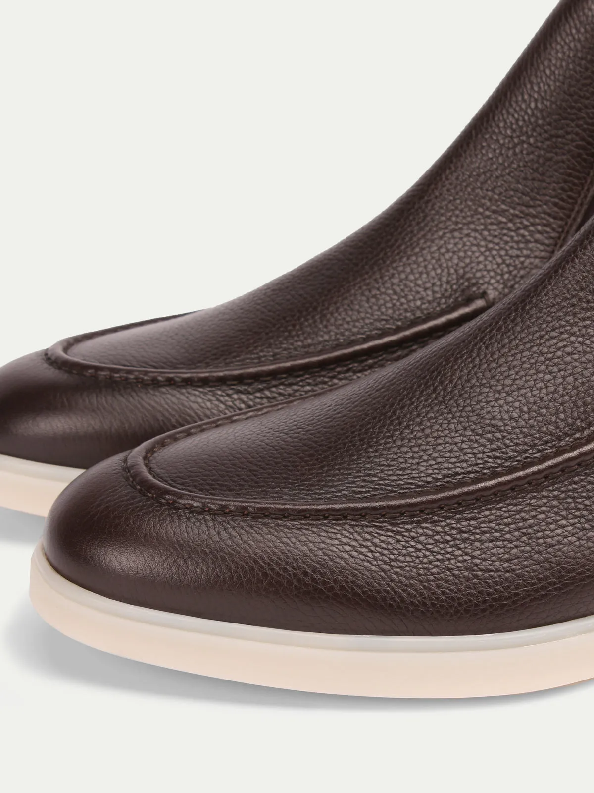 City Chelsea Boots Brown Grain