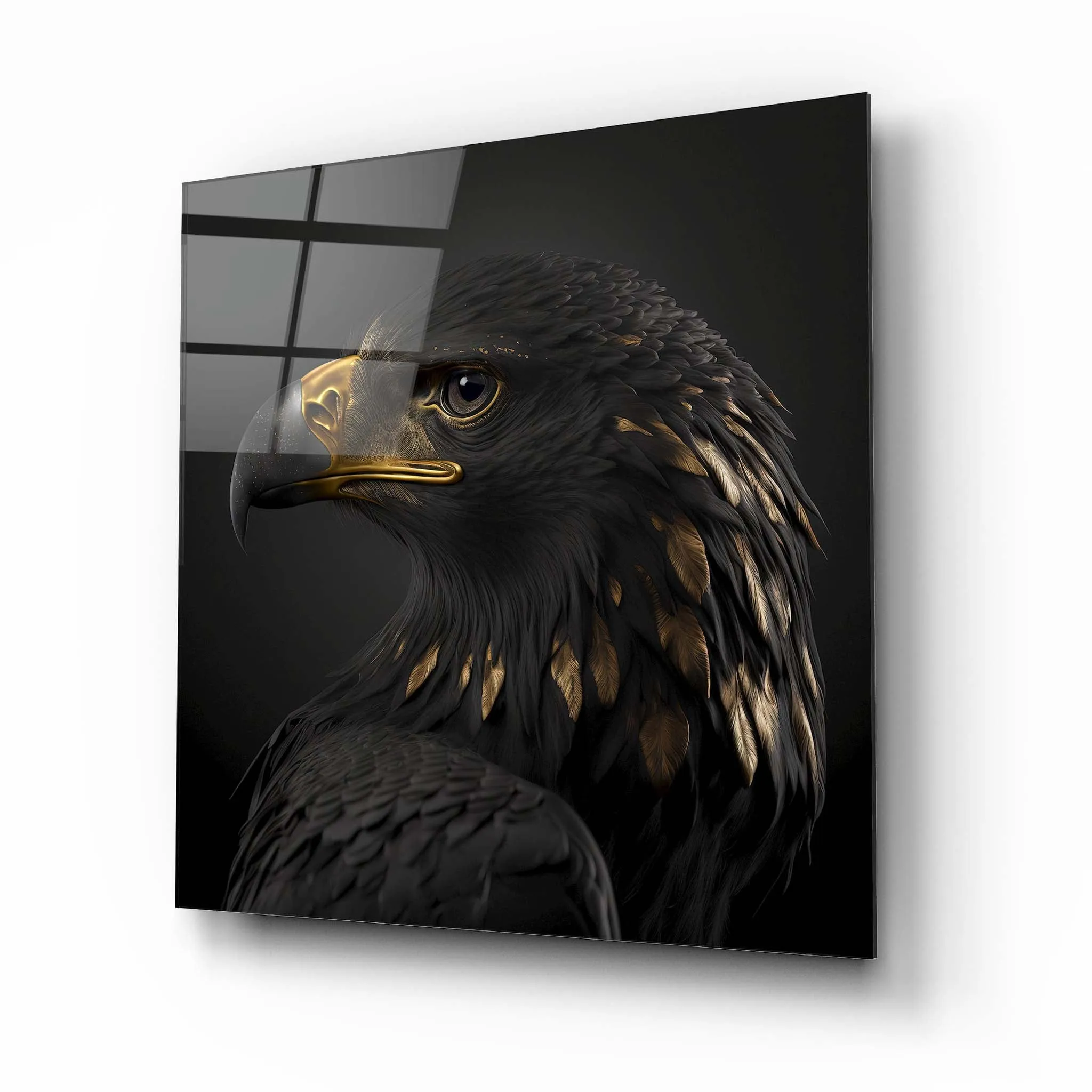 Eagle Glass Wall Art