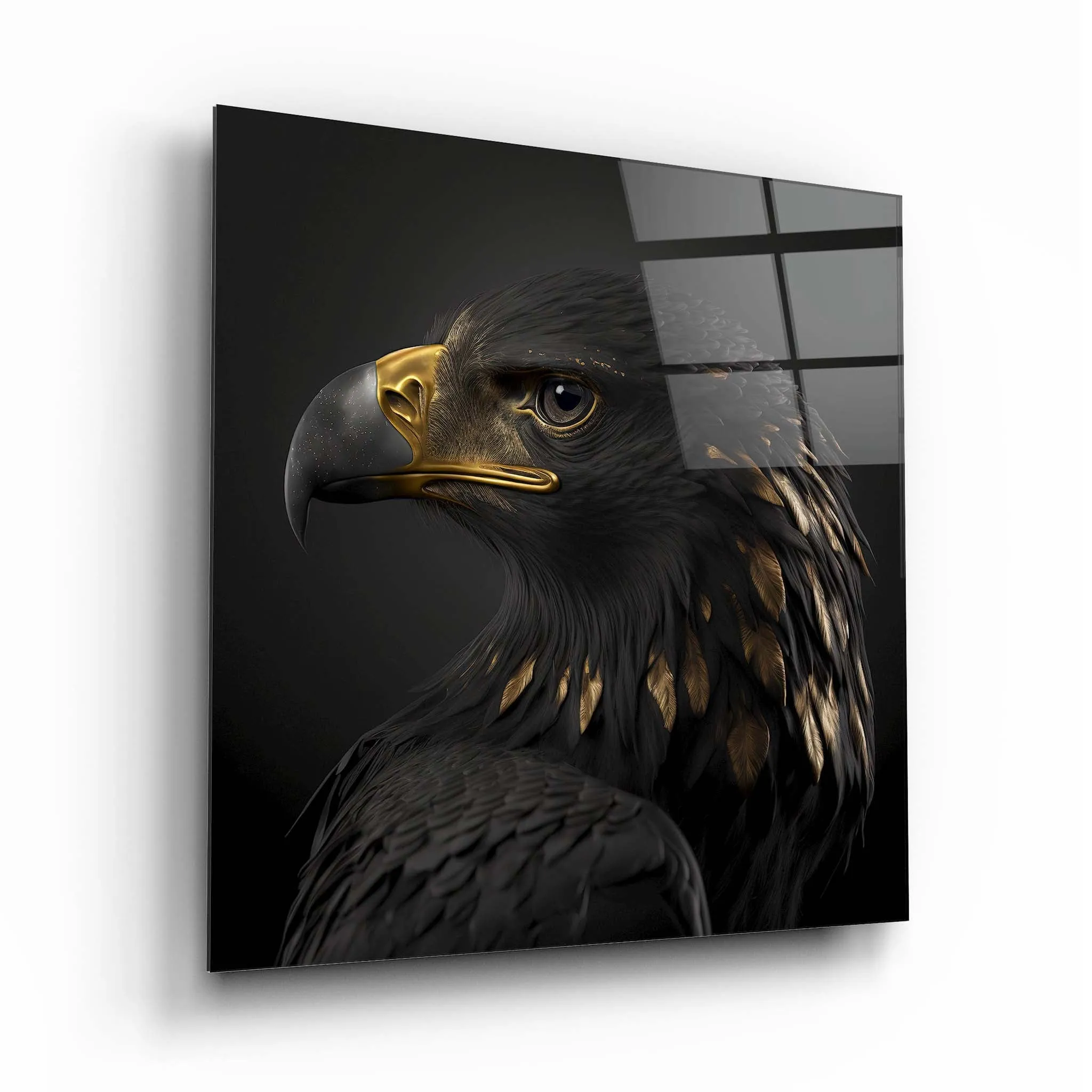 Eagle Glass Wall Art