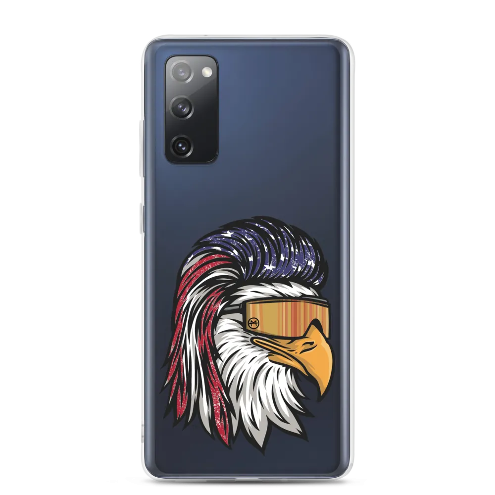 Eagle Mullet USA Samsung Case - Clear