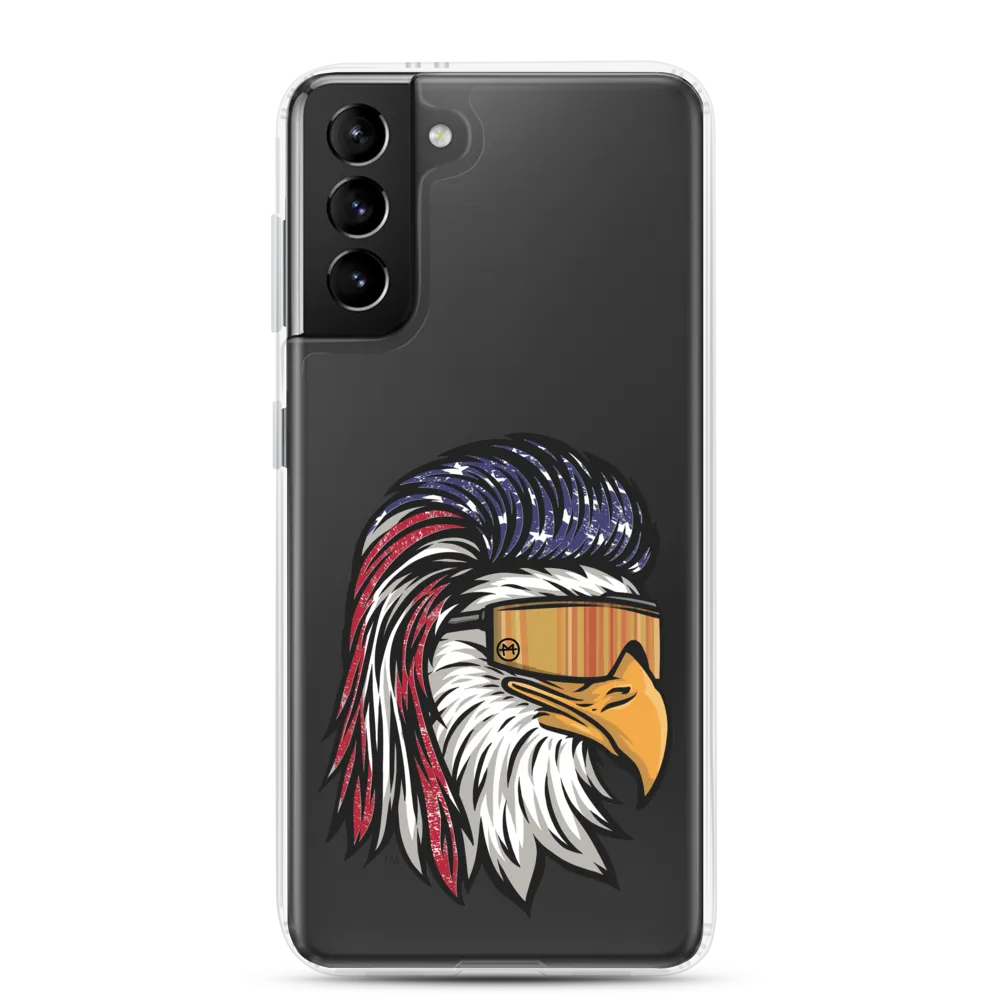 Eagle Mullet USA Samsung Case - Clear