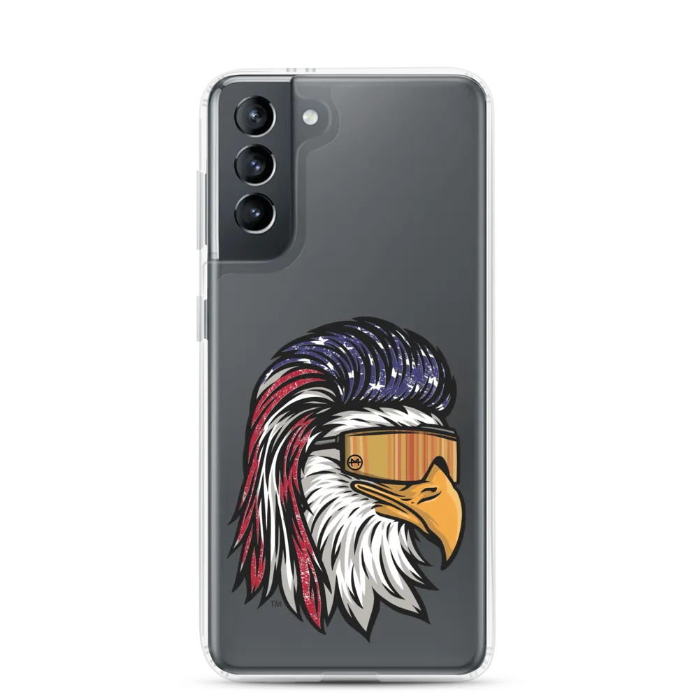 Eagle Mullet USA Samsung Case - Clear