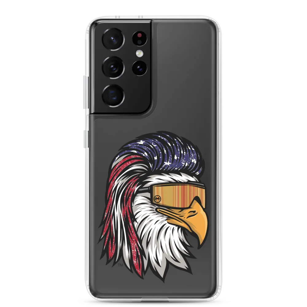 Eagle Mullet USA Samsung Case - Clear