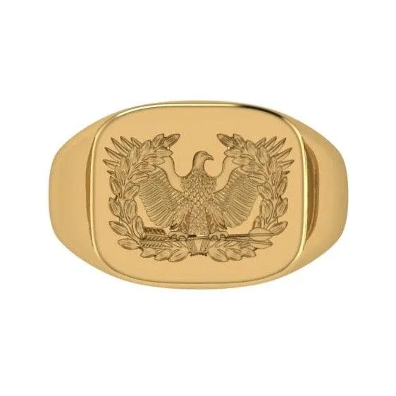 Eagle Signet Ring 14K Gold