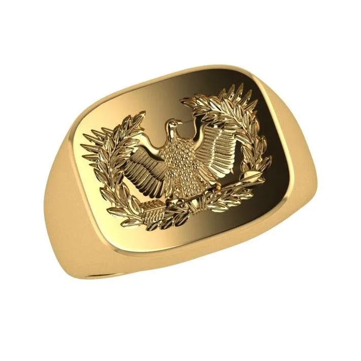 Eagle Signet Ring 14K Gold