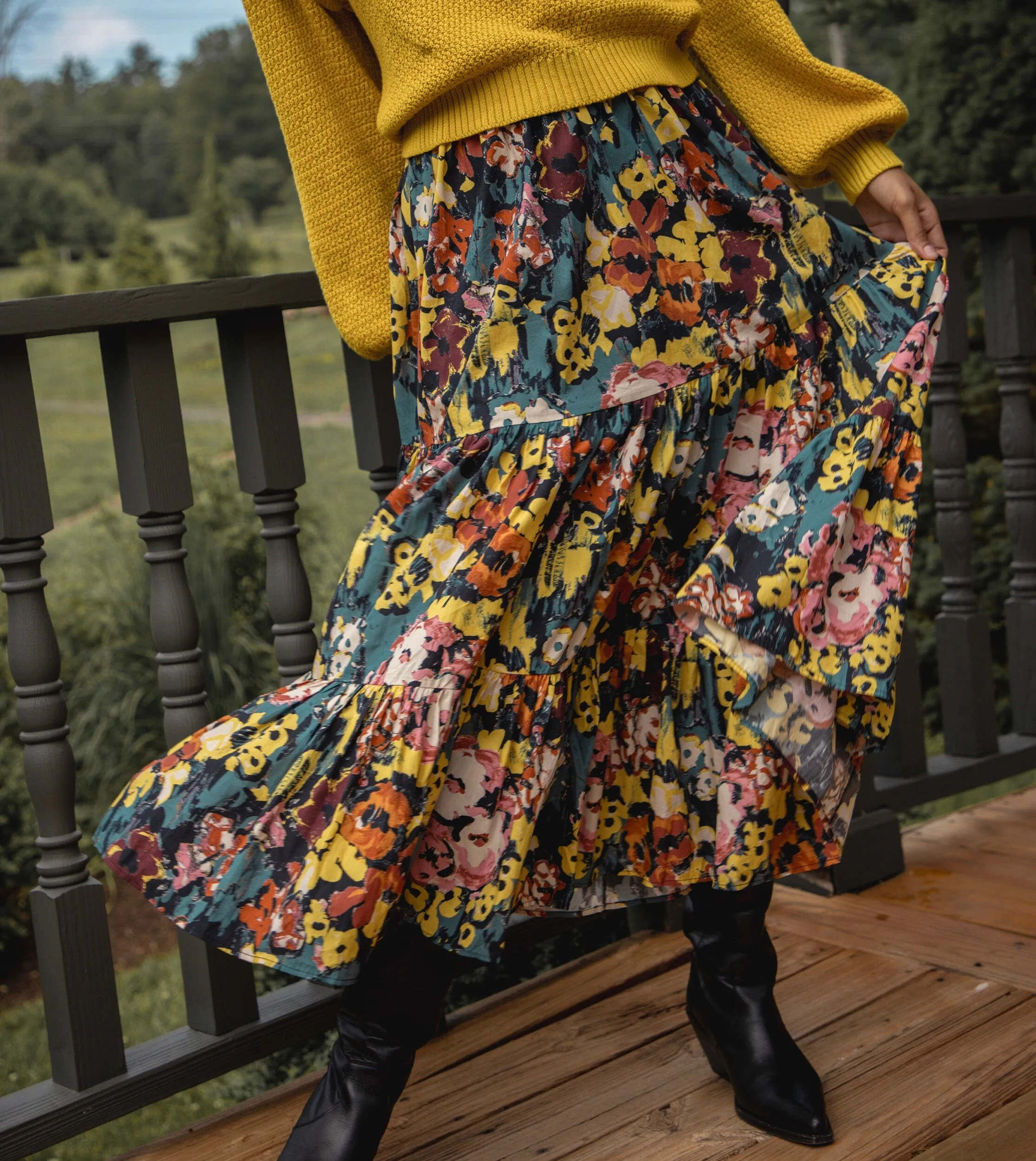 Freya Ankle Skirt | Monet