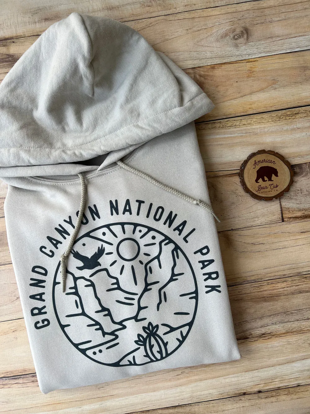 Grand Canyon National Park Adult Hoodies - light or dark artwork