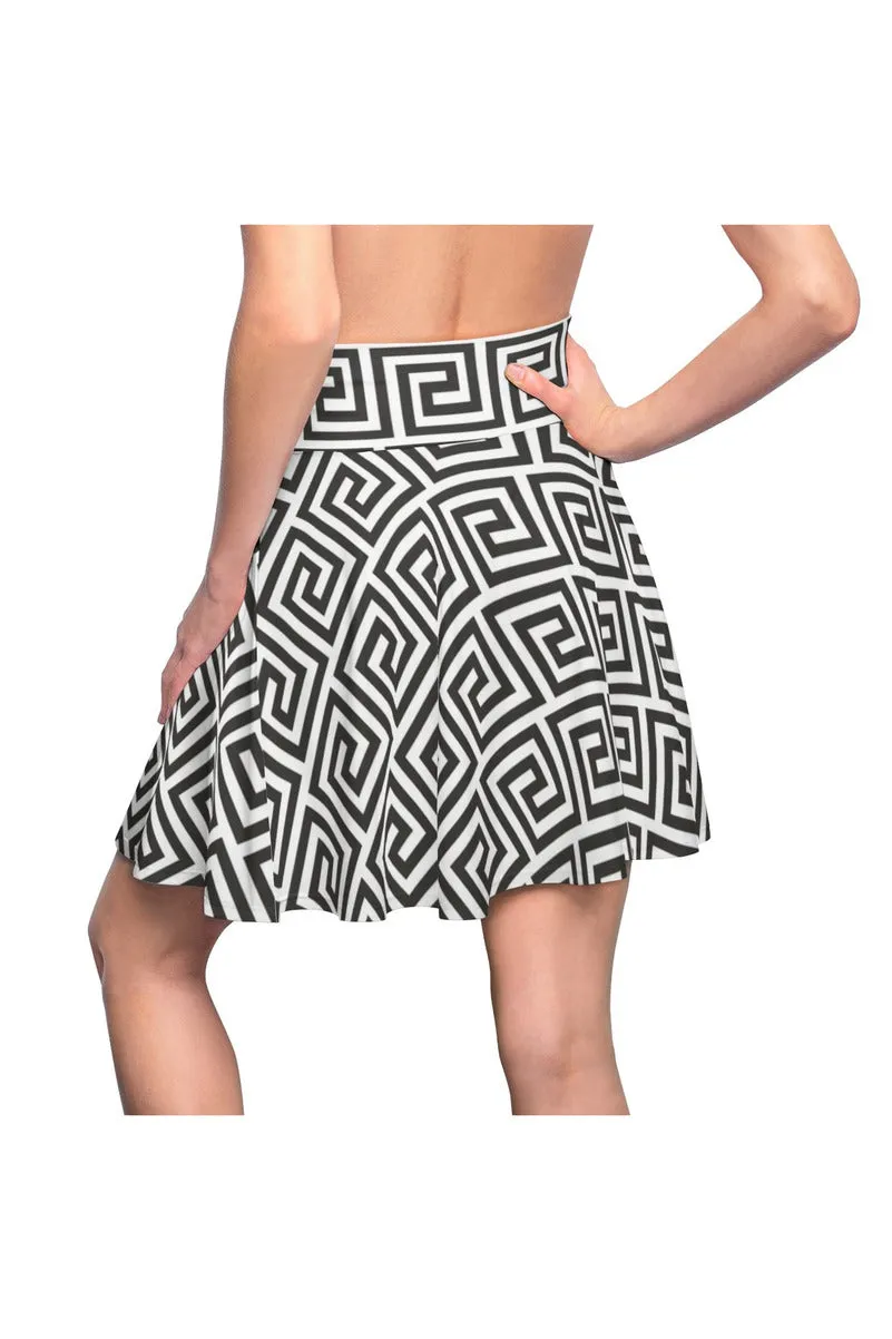 Greek Women's Skater Skirt