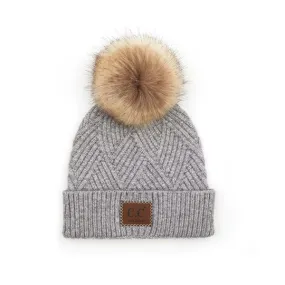 Hat - Winter Beanie CC. - Grey