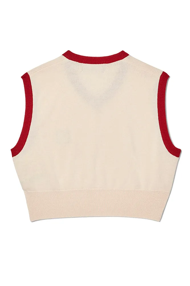 Heritage Crop Sweater Vest