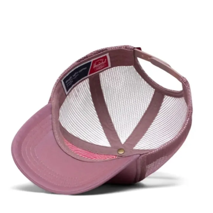 Herschel Baby Whaler Mesh Cap 6-18 Months Ash Rose Classic Logo