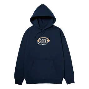 HUF PLUG ME IN P/O HOODIE-NAVY