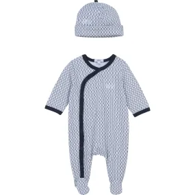 Hugo Boss Baby Sleeper with Hat _ J98322