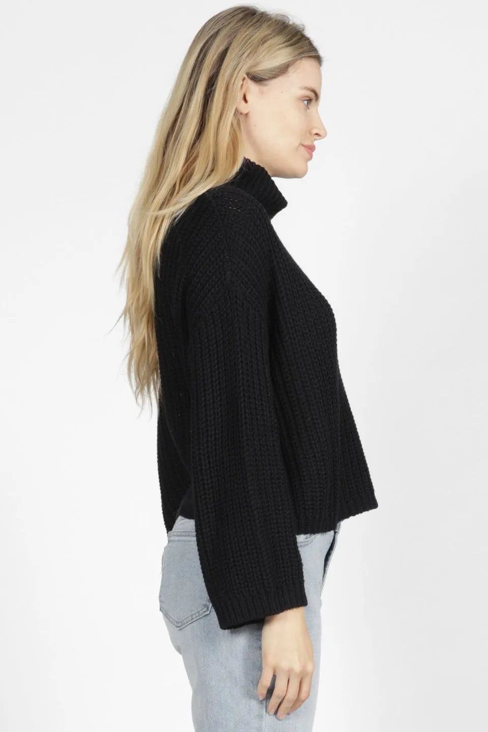 Jules Black Cotton Knit