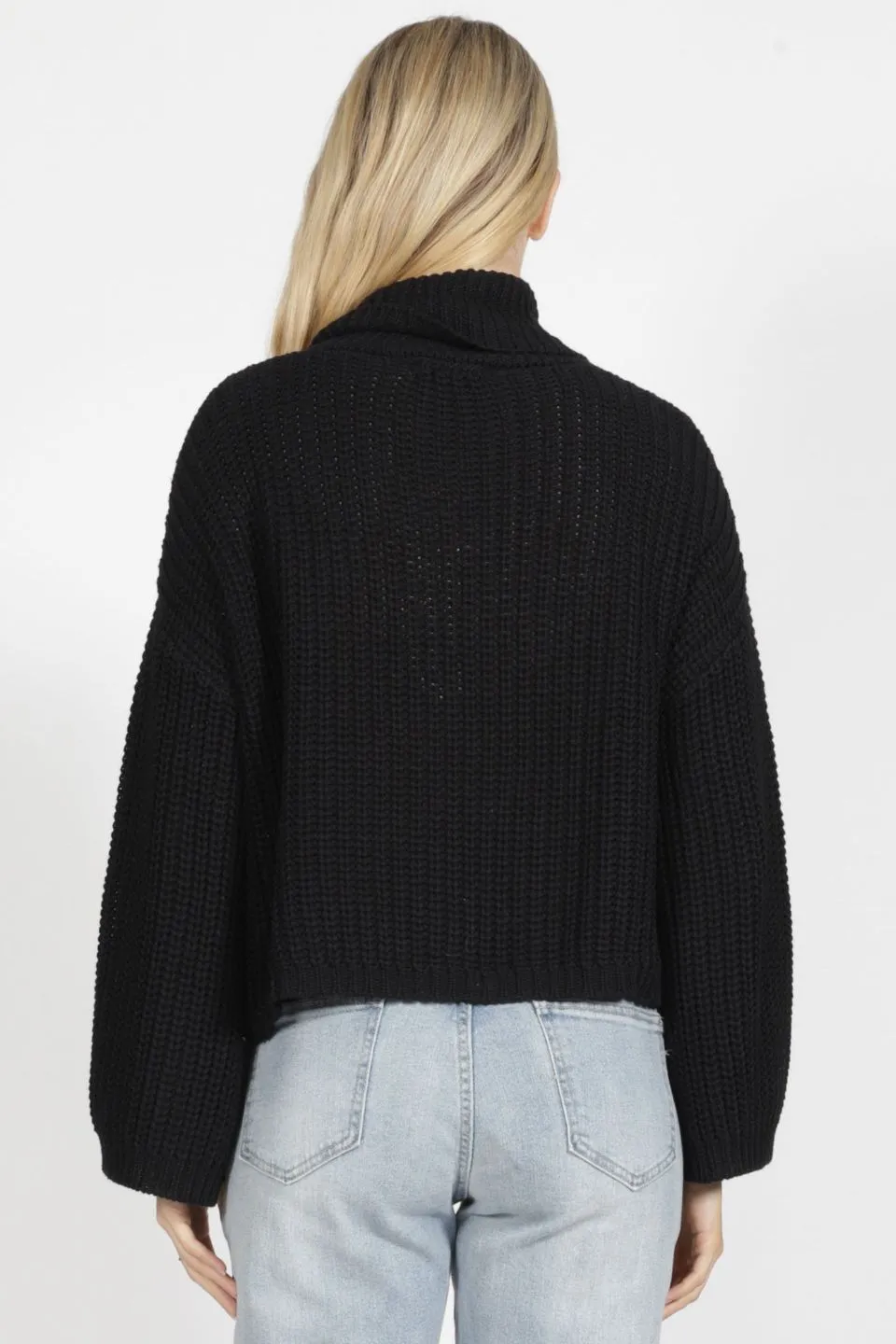 Jules Black Cotton Knit