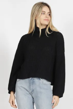 Jules Black Cotton Knit