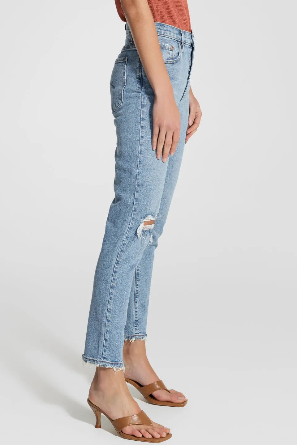 Kennedy Blue Ripple Straight Denim Jean