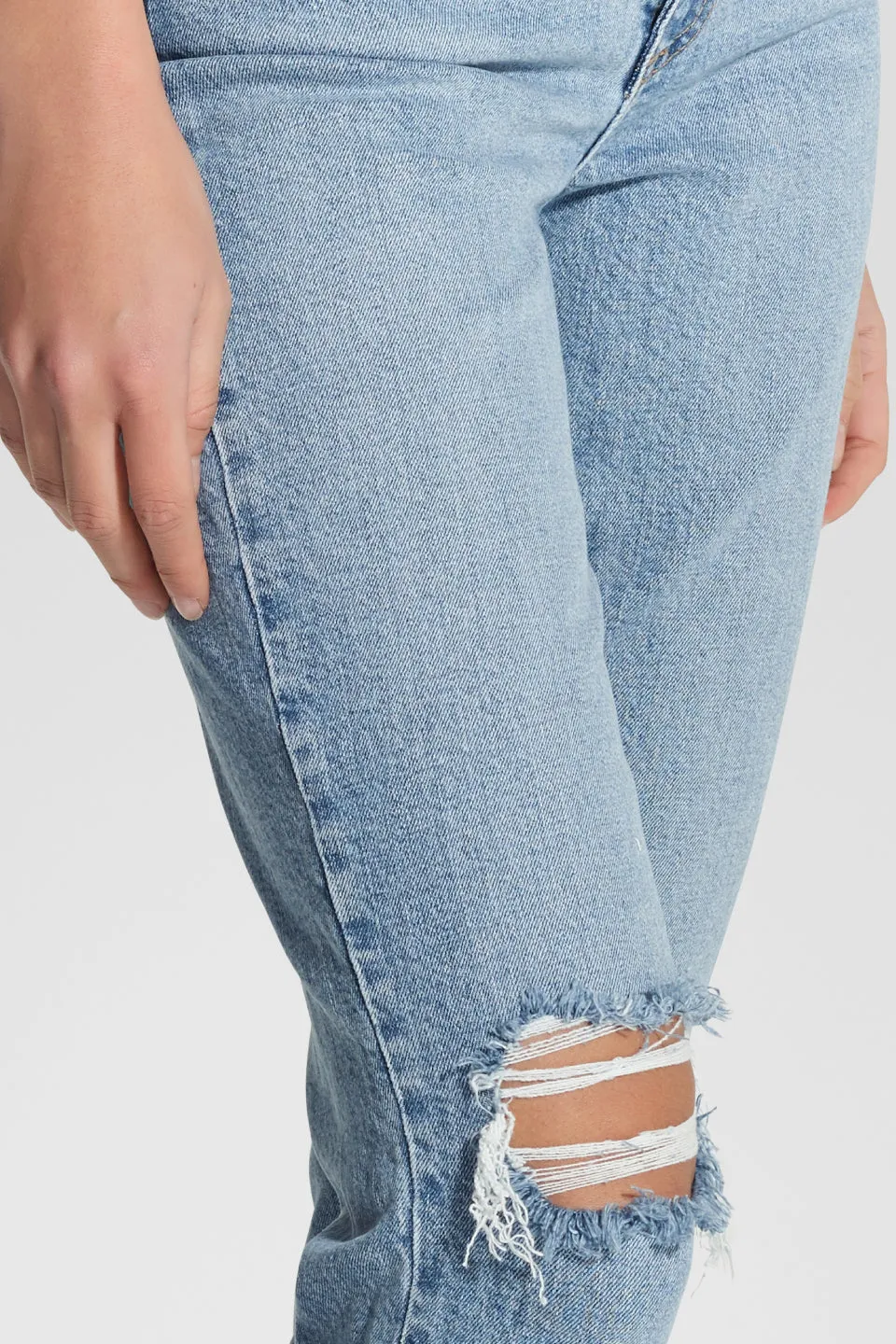 Kennedy Blue Ripple Straight Denim Jean