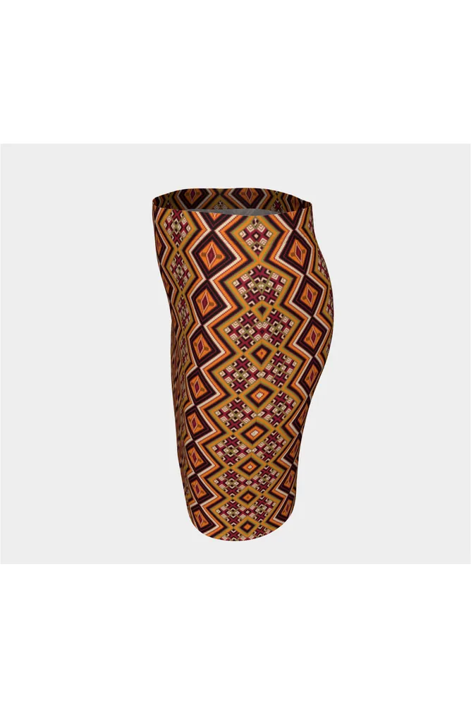 Kente Print Fitted Skirt