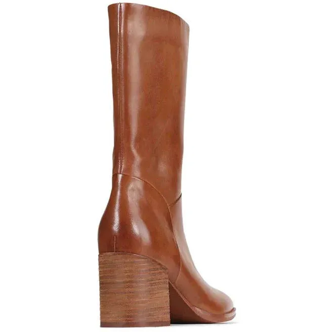 Keomi Mid-Calf Boot (Brandy)