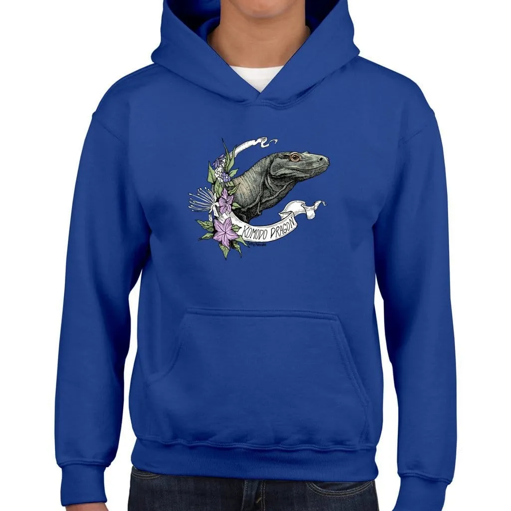 Komodo Dragon Banner Youth Hoodie