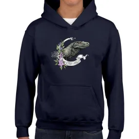 Komodo Dragon Banner Youth Hoodie