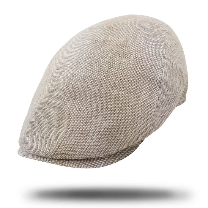 Sure! Heres an optimized title for the product:

Mens Stylish Linen Blend Flat Cap - Lightweight, Breathable Design for Comfort and Fashion