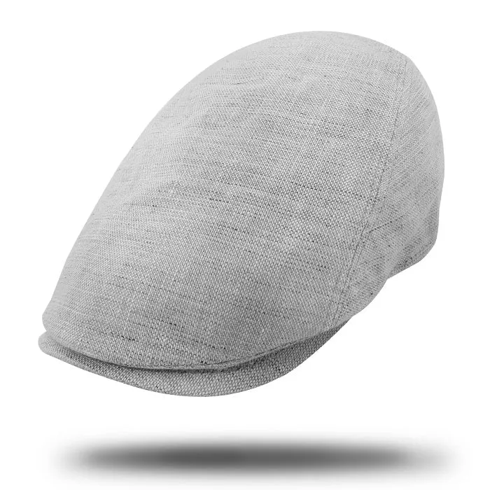 Sure! Heres an optimized title for the product:

Mens Stylish Linen Blend Flat Cap - Lightweight, Breathable Design for Comfort and Fashion