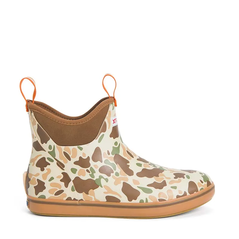 Men's 6 Inch Deck Ankle Boot in Duck Camo