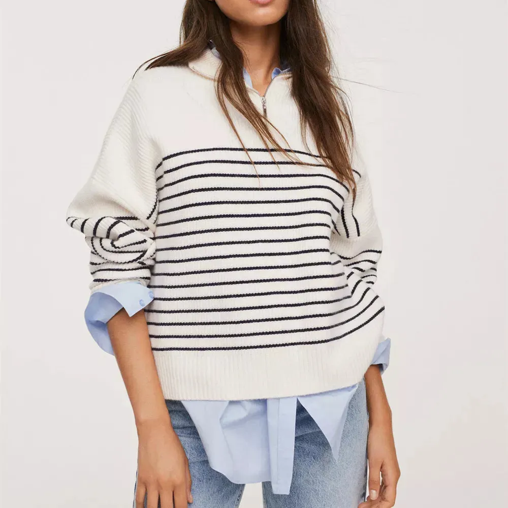 Nena Loose Stripe Sweater