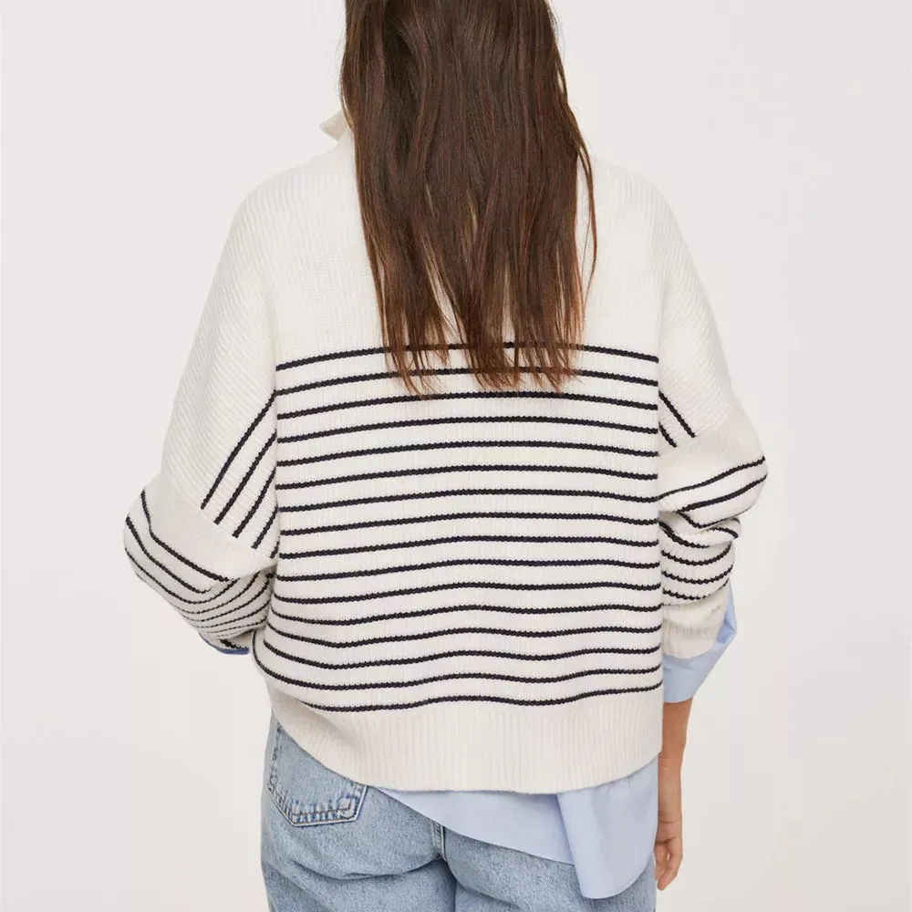 Nena Loose Stripe Sweater