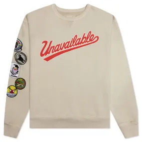 Patches Crewneck - Oatmeal