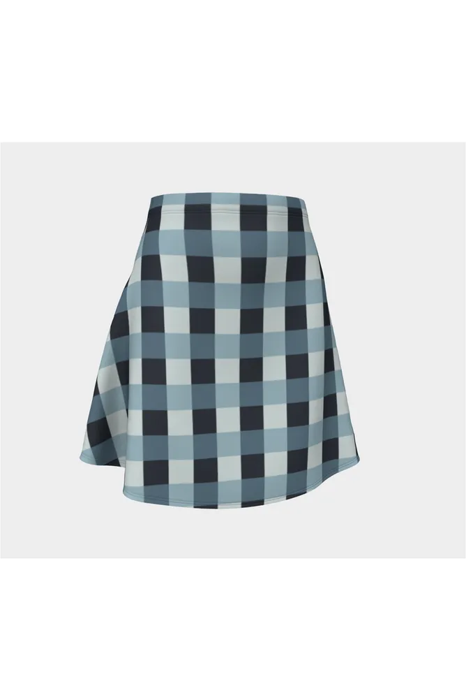 Plaid Princess Flare Skirt