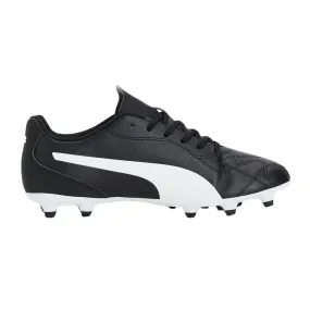 Puma Monarch II FG/AG Football Boots (Black/White)