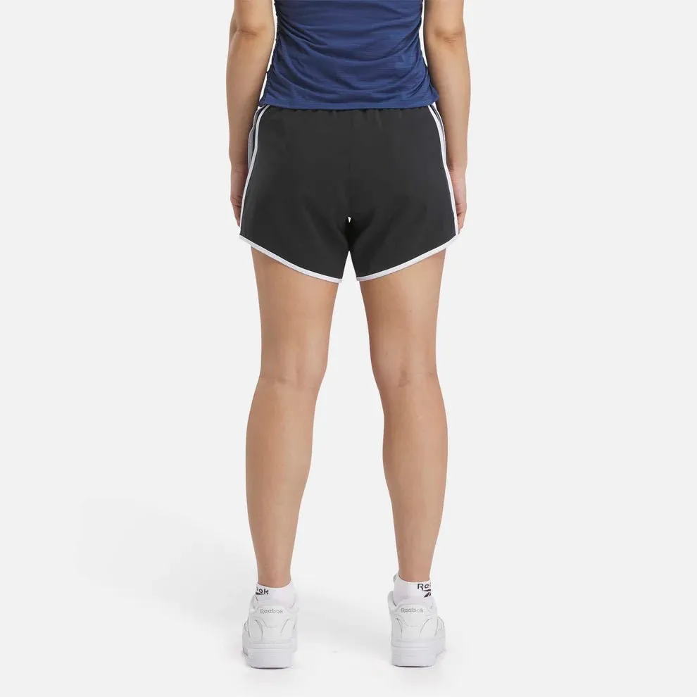 REEBOK WOMEN'S ID TRAIN WOVEN BLACK SHORTS