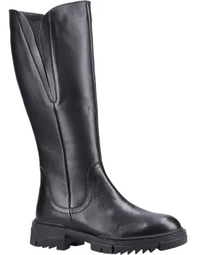 Riva Beatrix Womens Leather Knee High Boot